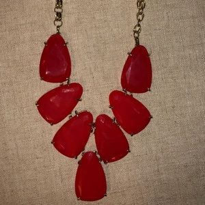 Kendra Scott Red Harlow Necklace